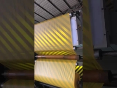 เทปเตือน เทประบุพื้น PVC สีเหลืองดํา