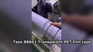 Tesa 88661 88662 88663 เทปติดตั้งแถบไฟ PET แบบใส