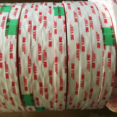 ซื้อ 3M4930 เทปแน่น 2 ด้าน VHB ทนต่ออุณหภูมิสูงที่มีความแน่นแข็งแรงมากสําหรับการผูกพันพลาสติกกระจกโลหะ การผลิตออนไลน์