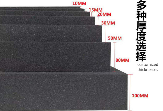 ซื้อ CR ผสมกันไฟ C-4500 สีดํา แบบผสมเดียว Neoprene ผงยางความแข็งต่ํา 1-30 มม online manufacture