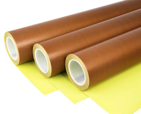ซื้อ 0.13mm PTFE เทปป้องกันความร้อนซิลิโคนแข็งแรงด้านเดียวสําหรับการปิดอุตสาหกรรม การผลิตออนไลน์