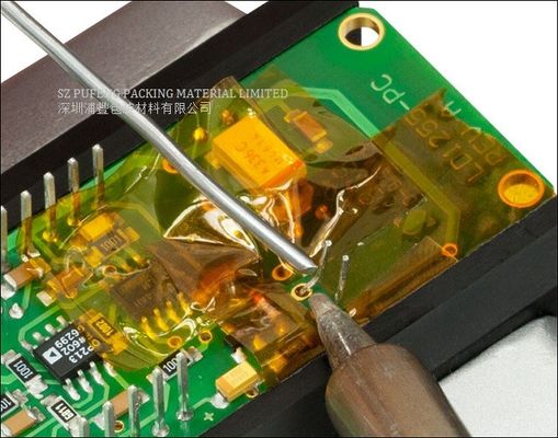 ซื้อ 280 องศา 100 ไมครอน Kapton Polyimide Tape สำหรับ PCB Solder Mask RoHS online manufacture