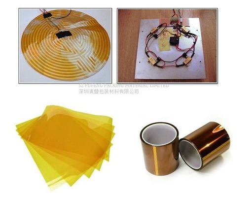ซื้อ เทปกาวซิลิโคนอุณหภูมิสูง Kapton 500 มม. 25 ไมครอน การผลิตออนไลน์