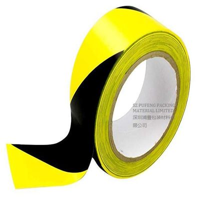ซื้อ 0.1mm-0.5mm PVC สีดำและสีเหลืองพื้นทำเครื่องหมายเทป online manufacture