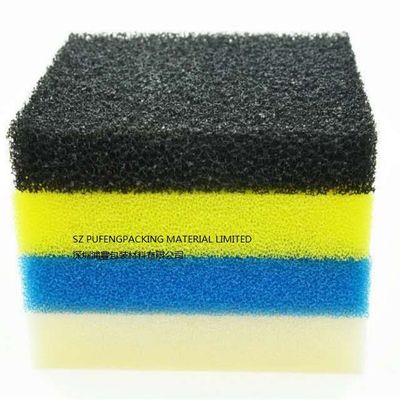 ซื้อ การบำบัดน้ำ 10-80PPI แผ่นกรองโฟมคาร์บอนกัมมันต์ online manufacture