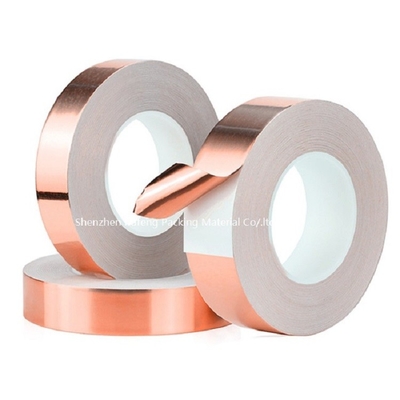 ซื้อ เทปแผ่นทองแดง หนา 20 ~ 120μm สําหรับเทปติดต่อแบบนําไฟฟ้าเพื่อป้องกันอิเล็กทรอนิกส์ online manufacture