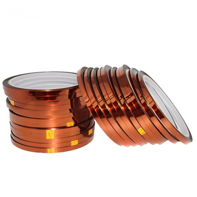 19N/25mm ความแข็งแรงในการดึงเทป Kapton Polyimide 0.05mm ซิลิโคน