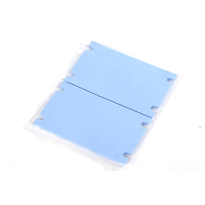 0.3~10mm 2.5W/m·K สีน้ําเงิน LED แสงกันแสงแผ่นซิลิโคน