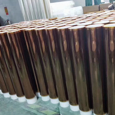 เทปโพลีอิไมด์ Kapton 0.05 มม. เทปซิลิโคนสีเหลืองอำพัน ทนความร้อนสูง 260℃