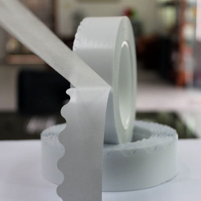 เทปกระดาษคอตตอนสองด้านพร้อมซิปขอบหยักสำหรับซองจดหมายและกล่องกระดาษแข็ง