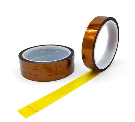 Kapton Polyimide เทปฟิล์มโพลีอิไมด์ 60 ไมครอน PI กาวซิลิโคนอุณหภูมิ 260 ℃เทป
