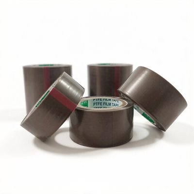 หนังโพลีเททราฟลูอเรเธลีน (PTFE) สดใส 100% พร้อมเทปเลสซิลิโคน