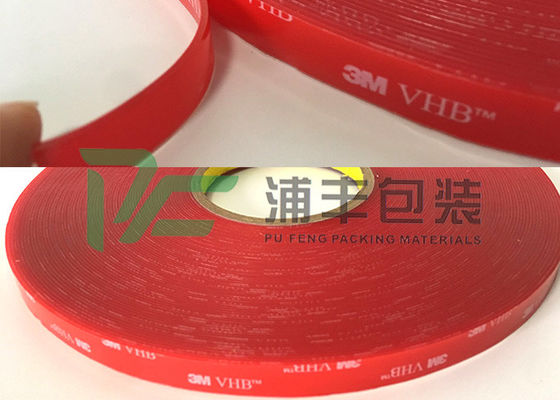 Waterproof VHB 4910 5952 5962 เทปสองหน้า Die Cut Acrylic 3m Foam Tape