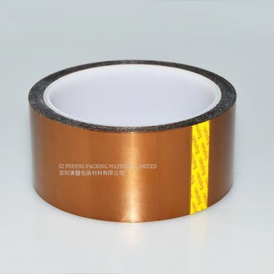 เทป Polyimide อุณหภูมิสูง 260 องศา 0.06 มม. มีความไวต่อแรงกด