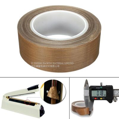 เทปฟิล์ม PTFE อุณหภูมิสูง 0.13 มม. เทปซิลิโคนกาวในตัว