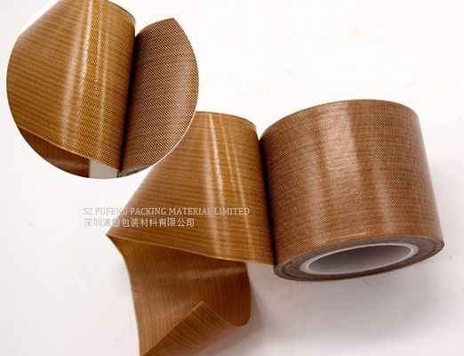 เทป PTFE กาวตนเองทนความร้อนสูงสีน้ำตาล 0.13mm