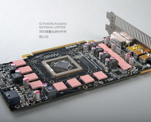 อุณหภูมิสูง 1W/Mk Black 6KV Thermal Conductive Pad