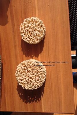 ตัวกรองโฟมเซรามิกเซอร์โคเนีย 10PPI สำหรับการหล่อเหล็ก Cordierite