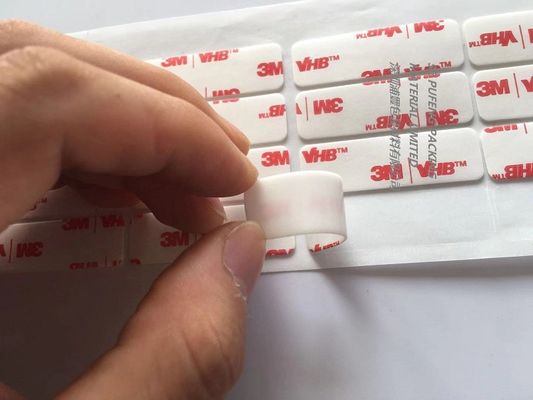 ทนต่ออุณหภูมิสูง RoHS VHB Die Cut Adhesive Tape, 3M PE Foam เทปสองหน้า